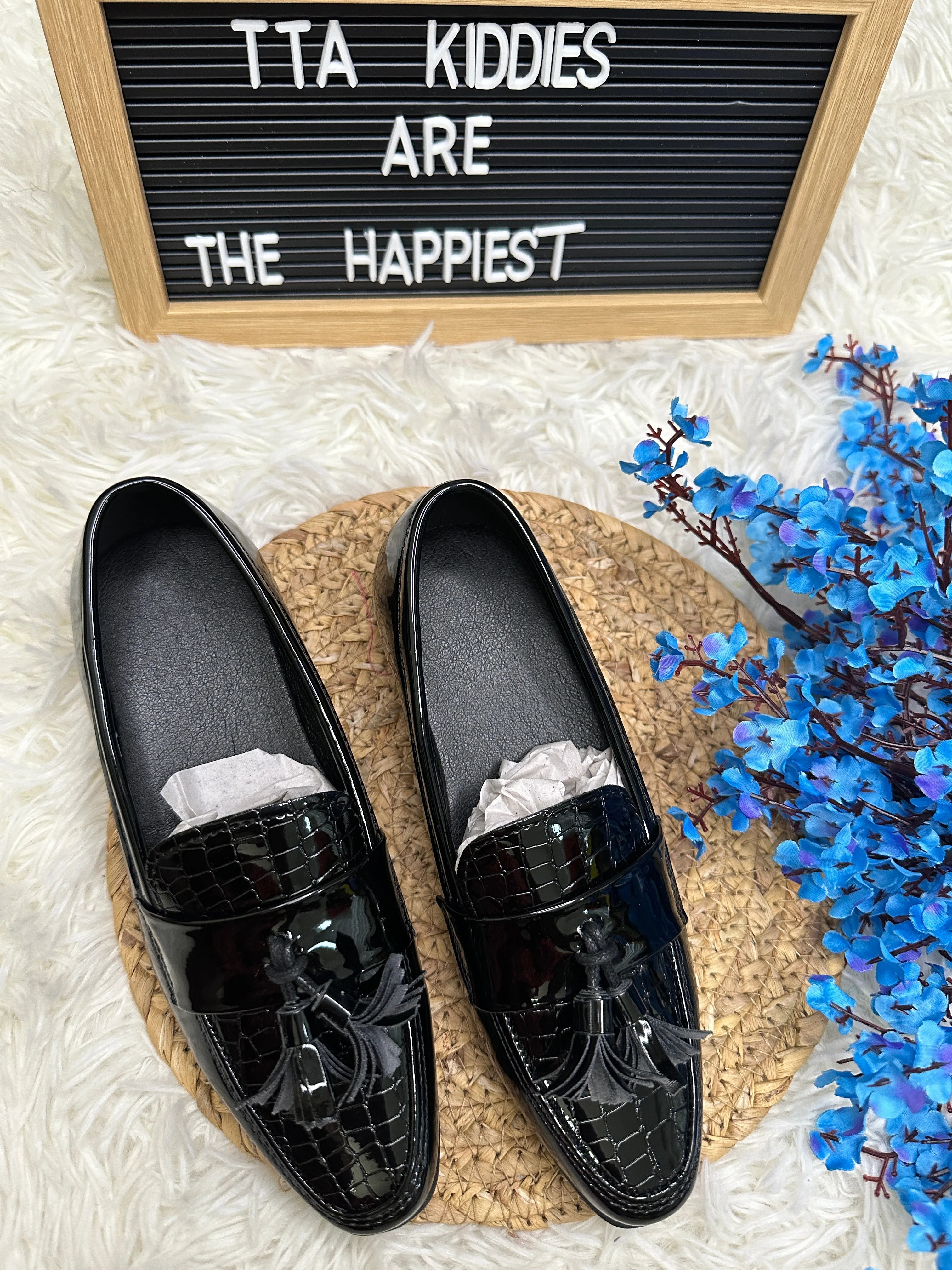 Luxury leather shoes for boys