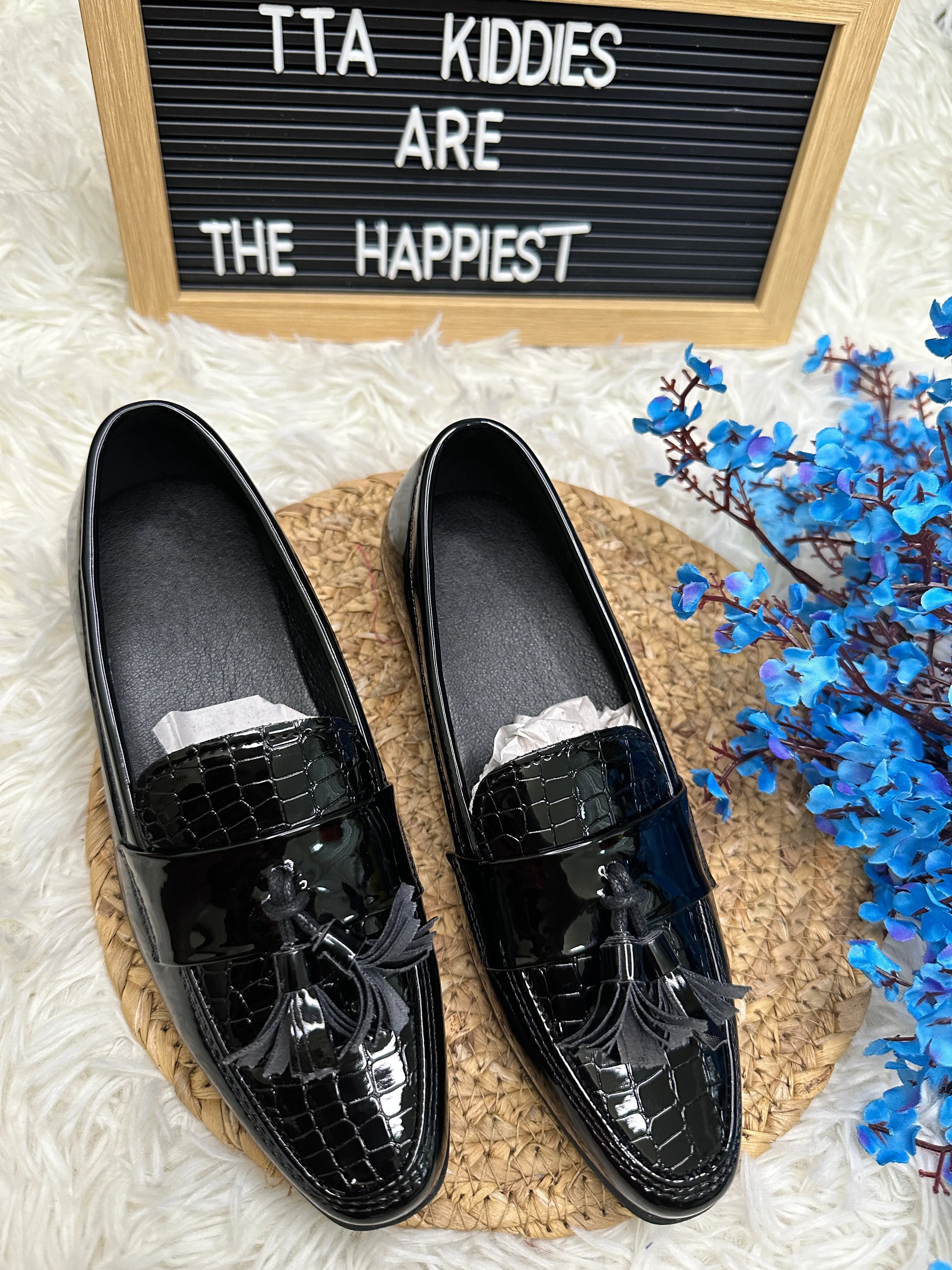 Luxury leather shoes for boys