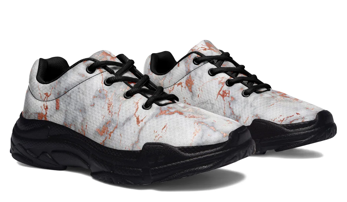 Marble Blush Chunky Sneakers