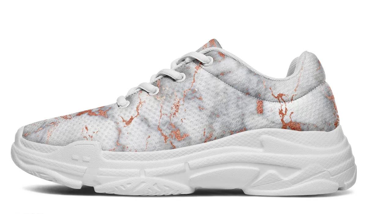 Marble Blush Chunky Sneakers