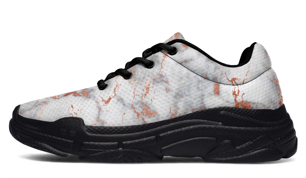 Marble Blush Chunky Sneakers