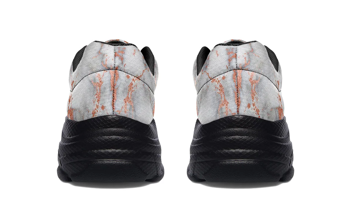 Marble Blush Chunky Sneakers