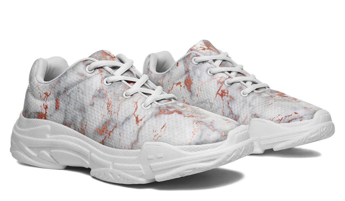 Marble Blush Chunky Sneakers