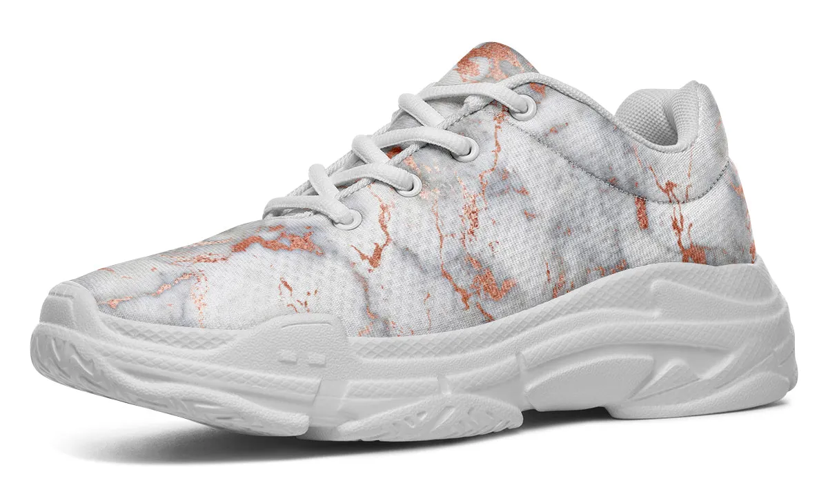 Marble Blush Chunky Sneakers