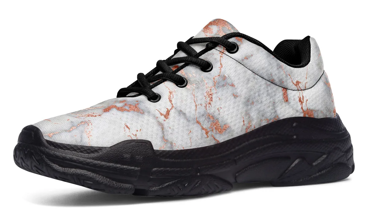 Marble Blush Chunky Sneakers