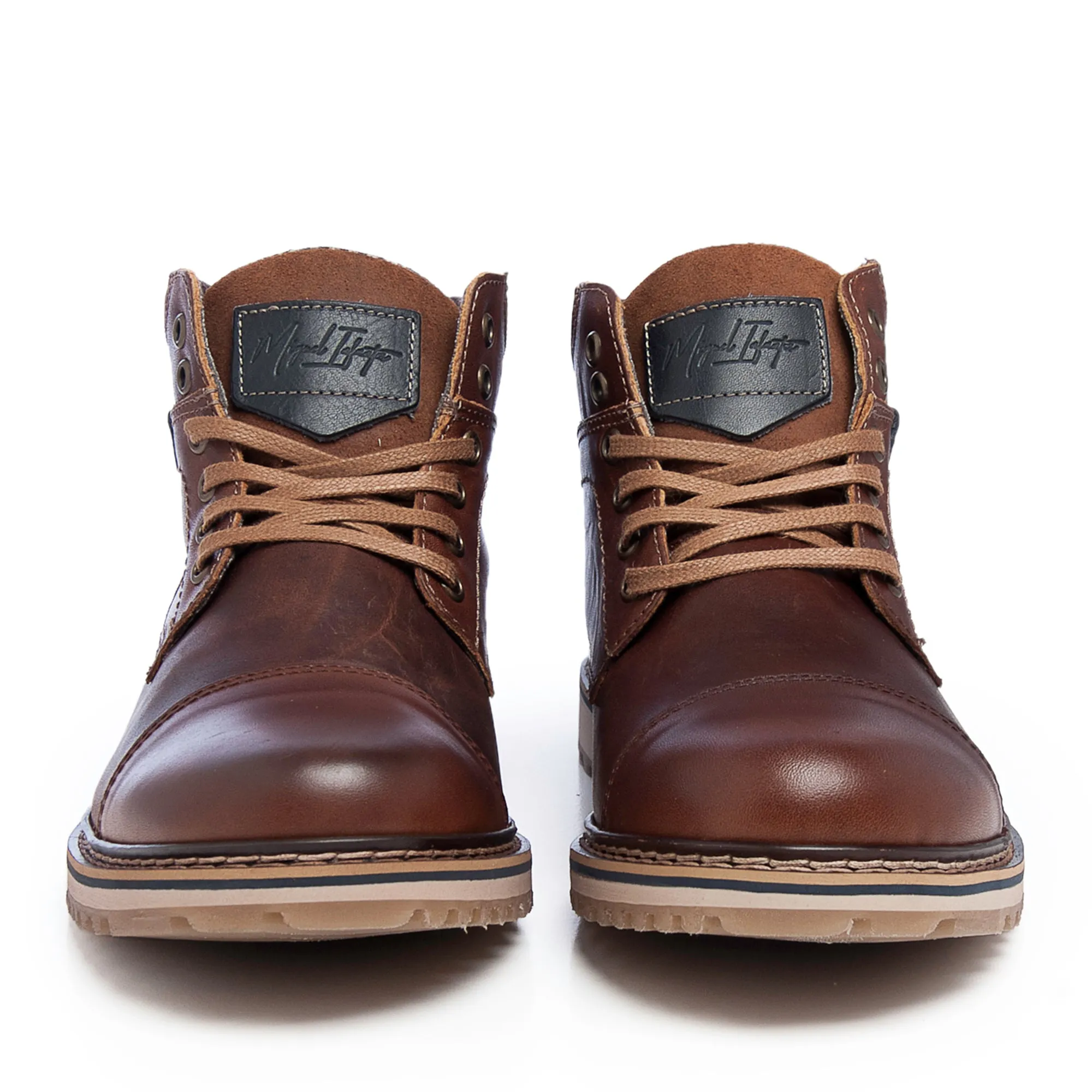 Matterhorn Cognac Leather Winter Boots