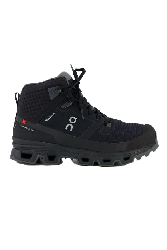 Men's On Running Cloudrock Waterproof 2 Black Eclipse Boots