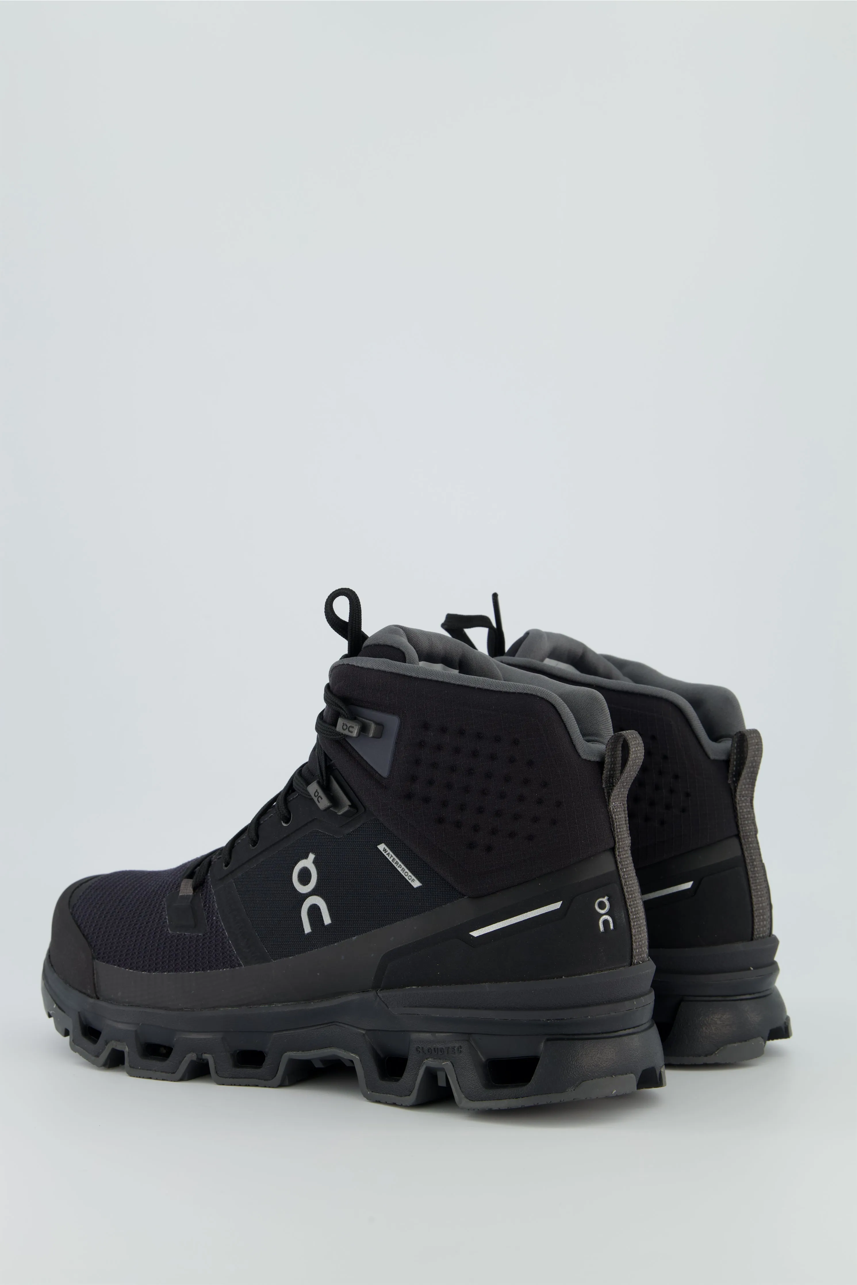Men's On Running Cloudrock Waterproof 2 Black Eclipse Boots