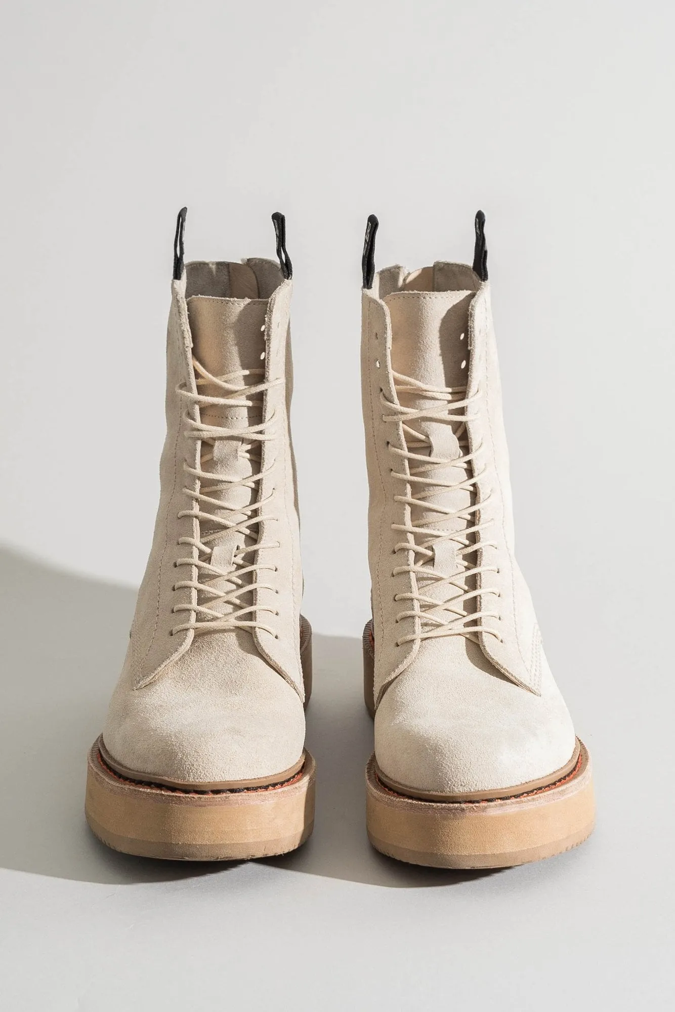 MEN'S SINGLE STACK BOOT - TAN SUEDE