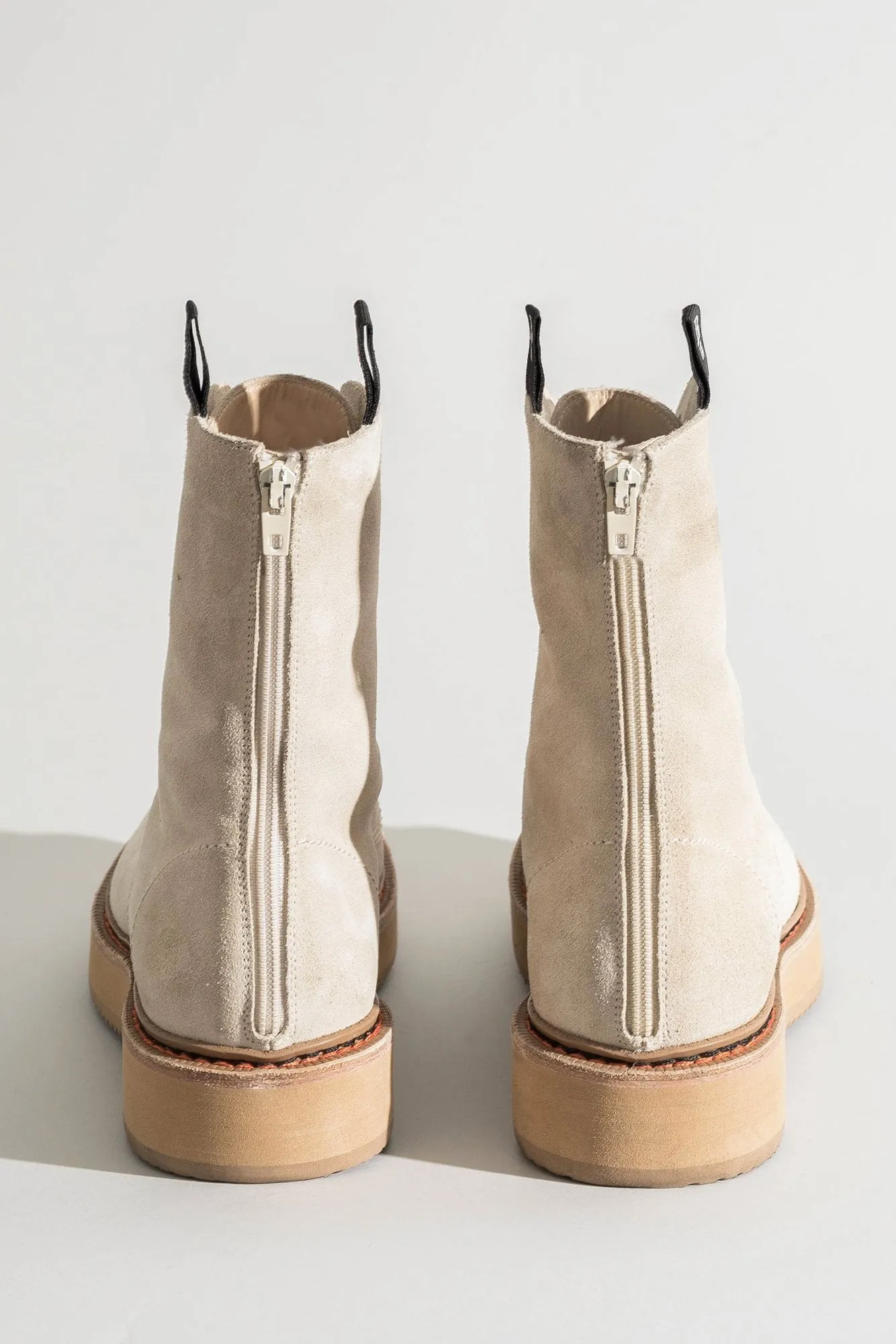 MEN'S SINGLE STACK BOOT - TAN SUEDE