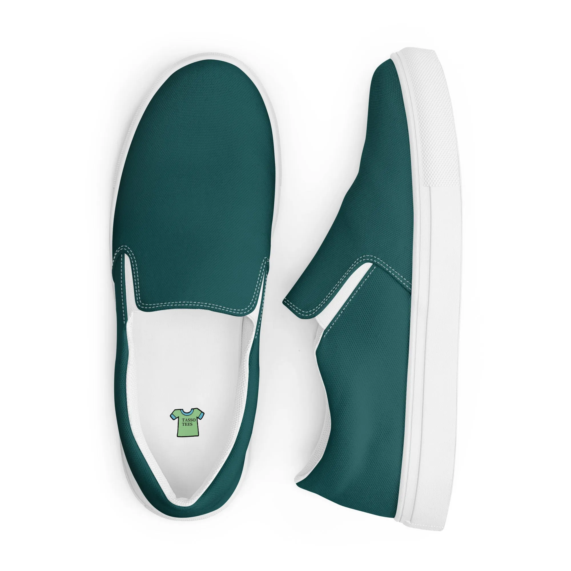 Men’s Smoke Green slip-on canvas shoes