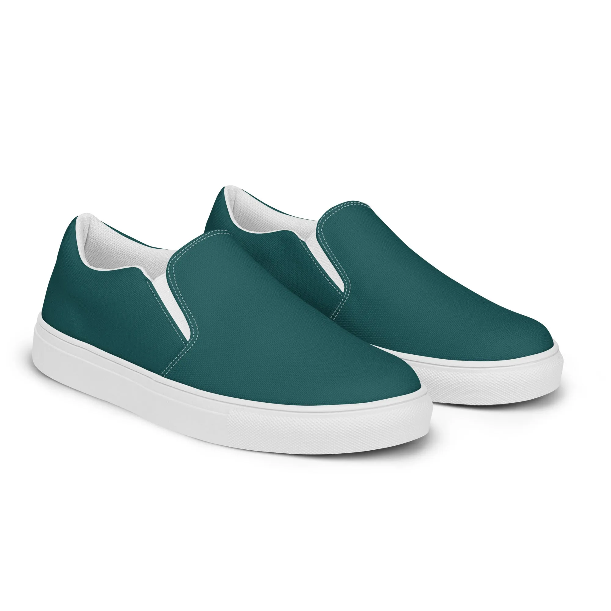Men’s Smoke Green slip-on canvas shoes