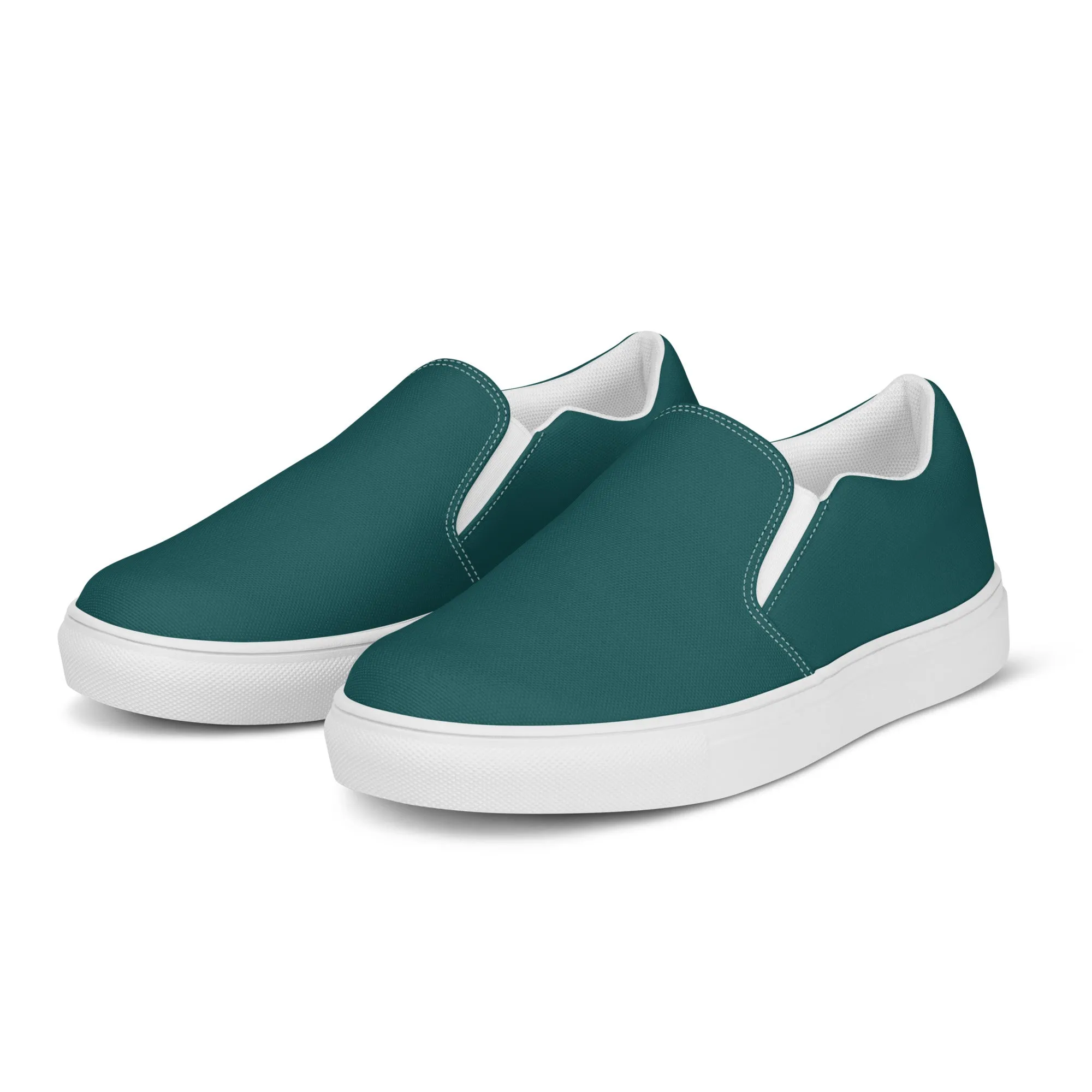 Men’s Smoke Green slip-on canvas shoes