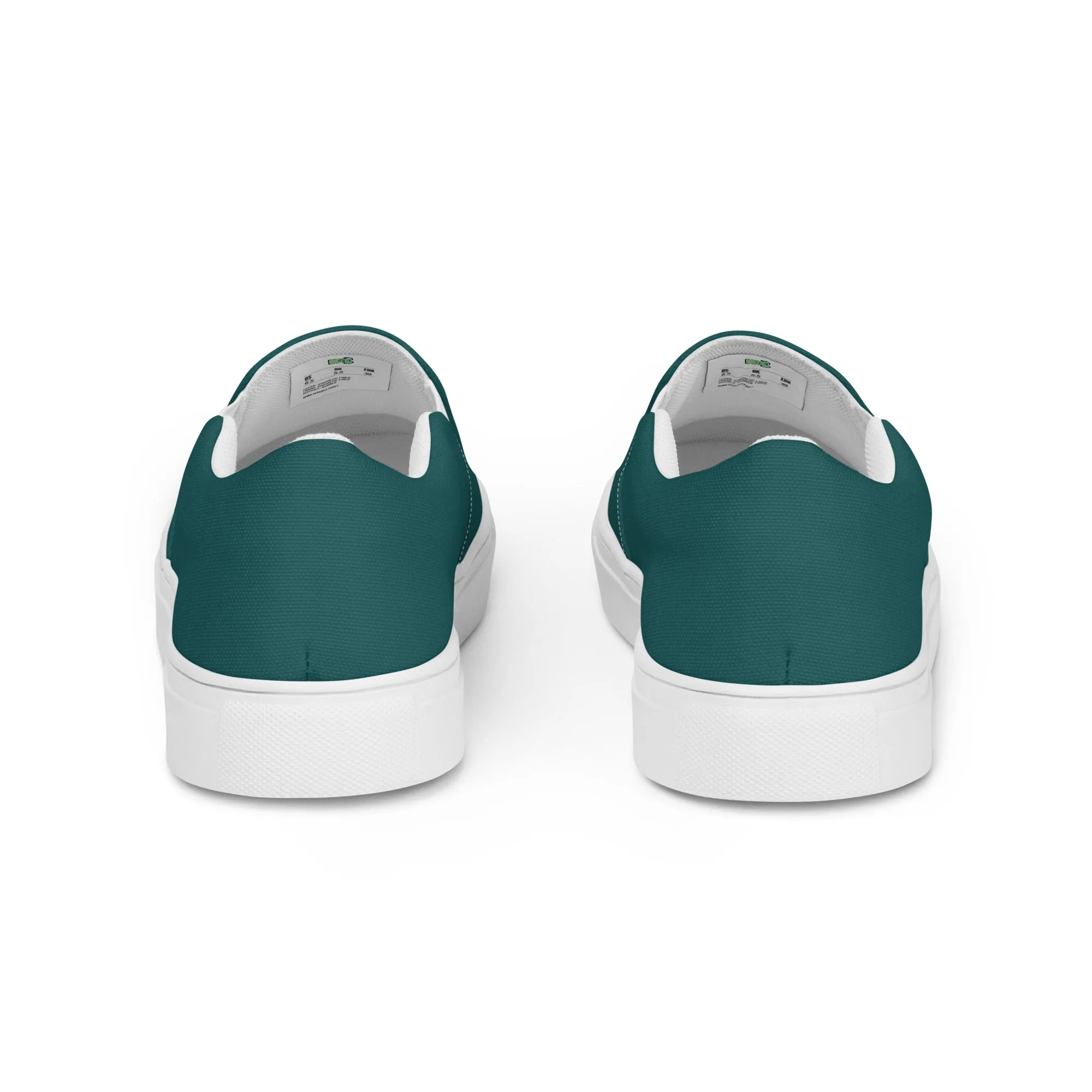 Men’s Smoke Green slip-on canvas shoes