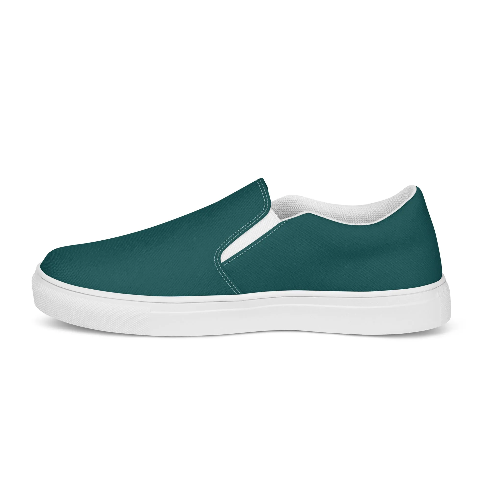 Men’s Smoke Green slip-on canvas shoes