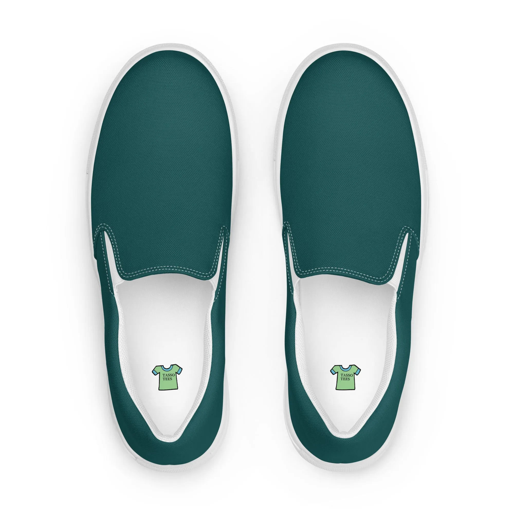 Men’s Smoke Green slip-on canvas shoes