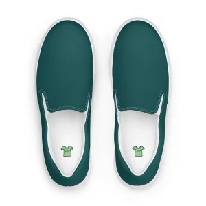 Men’s Smoke Green slip-on canvas shoes