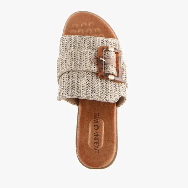 Mivari Raffia Slide