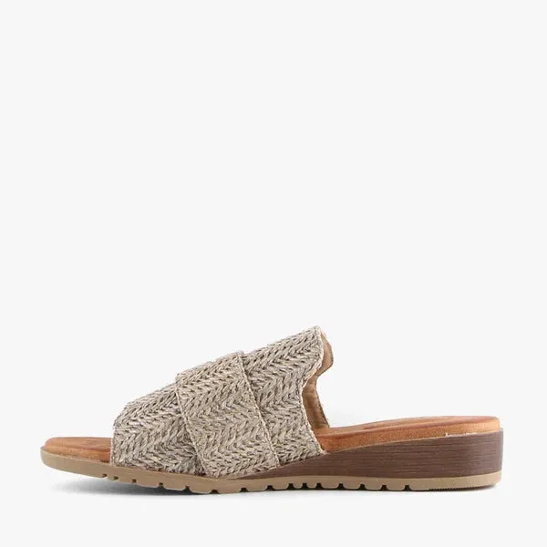 Mivari Raffia Slide