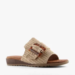 Mivari Raffia Slide
