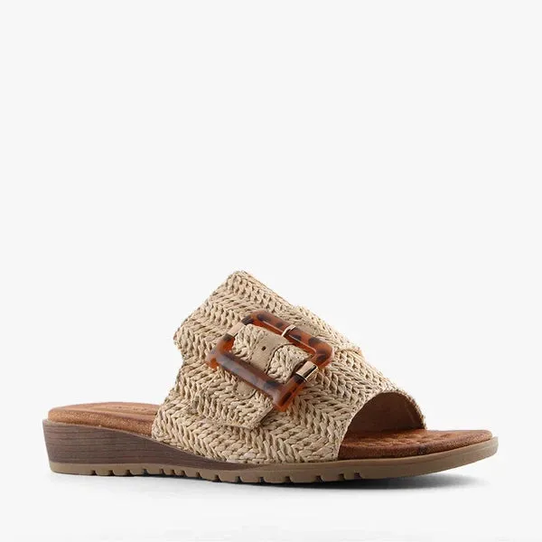 Mivari Raffia Slide