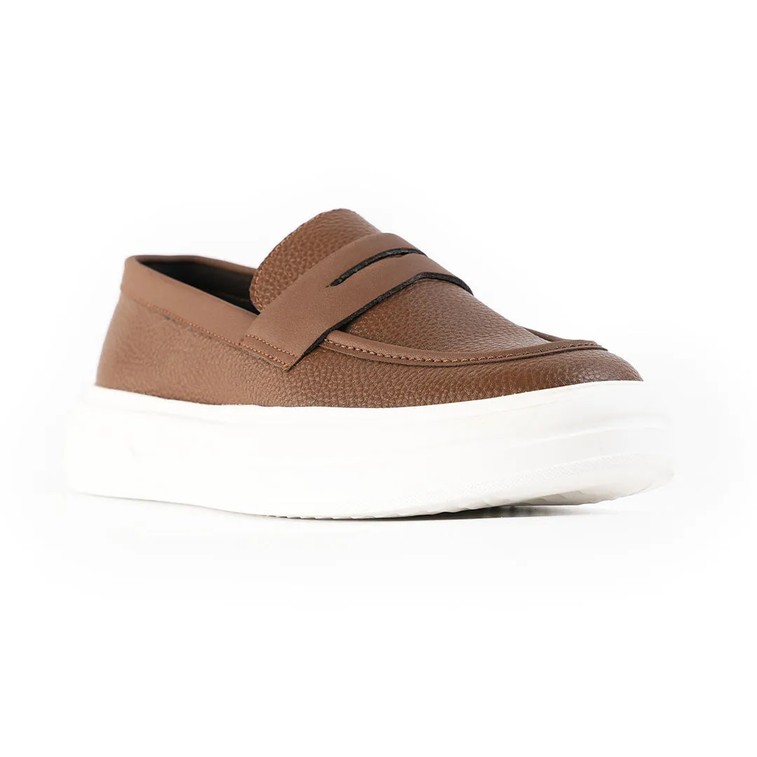 Monkstory Chunky Luxe Slip-On Sneakers - Tabac Brown