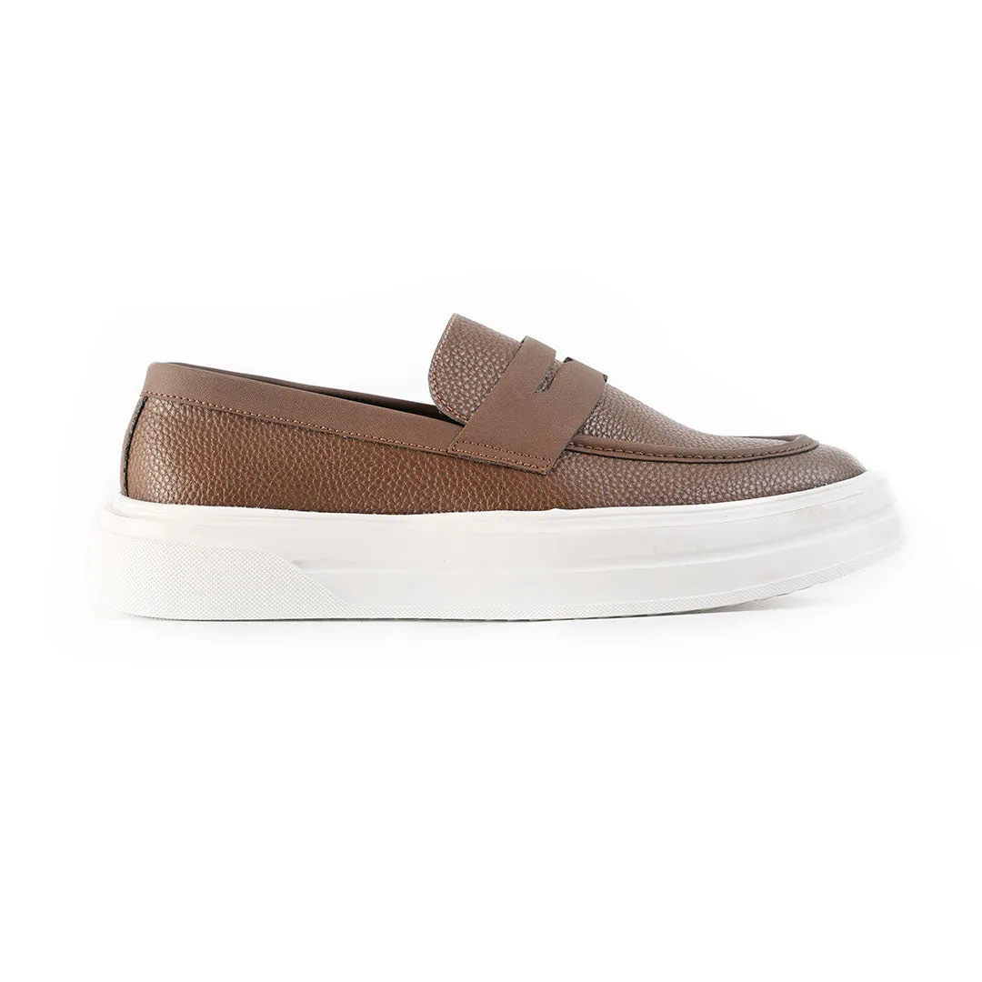 Monkstory Chunky Luxe Slip-On Sneakers - Tabac Brown