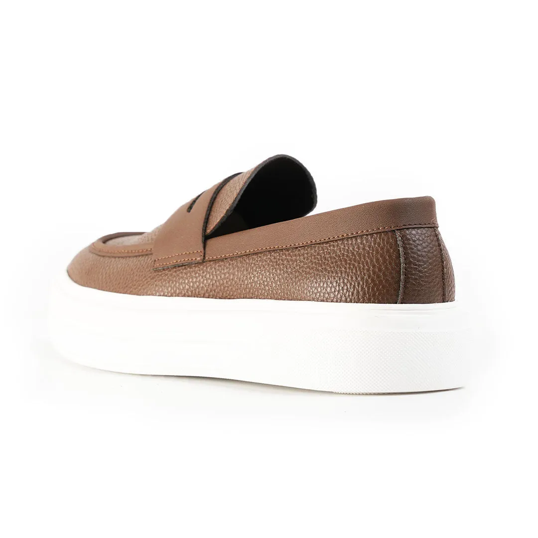 Monkstory Chunky Luxe Slip-On Sneakers - Tabac Brown