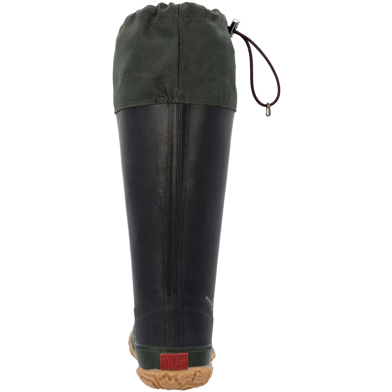 Muck Boots Forager Rubber Black/Moss Green Wellington Boots