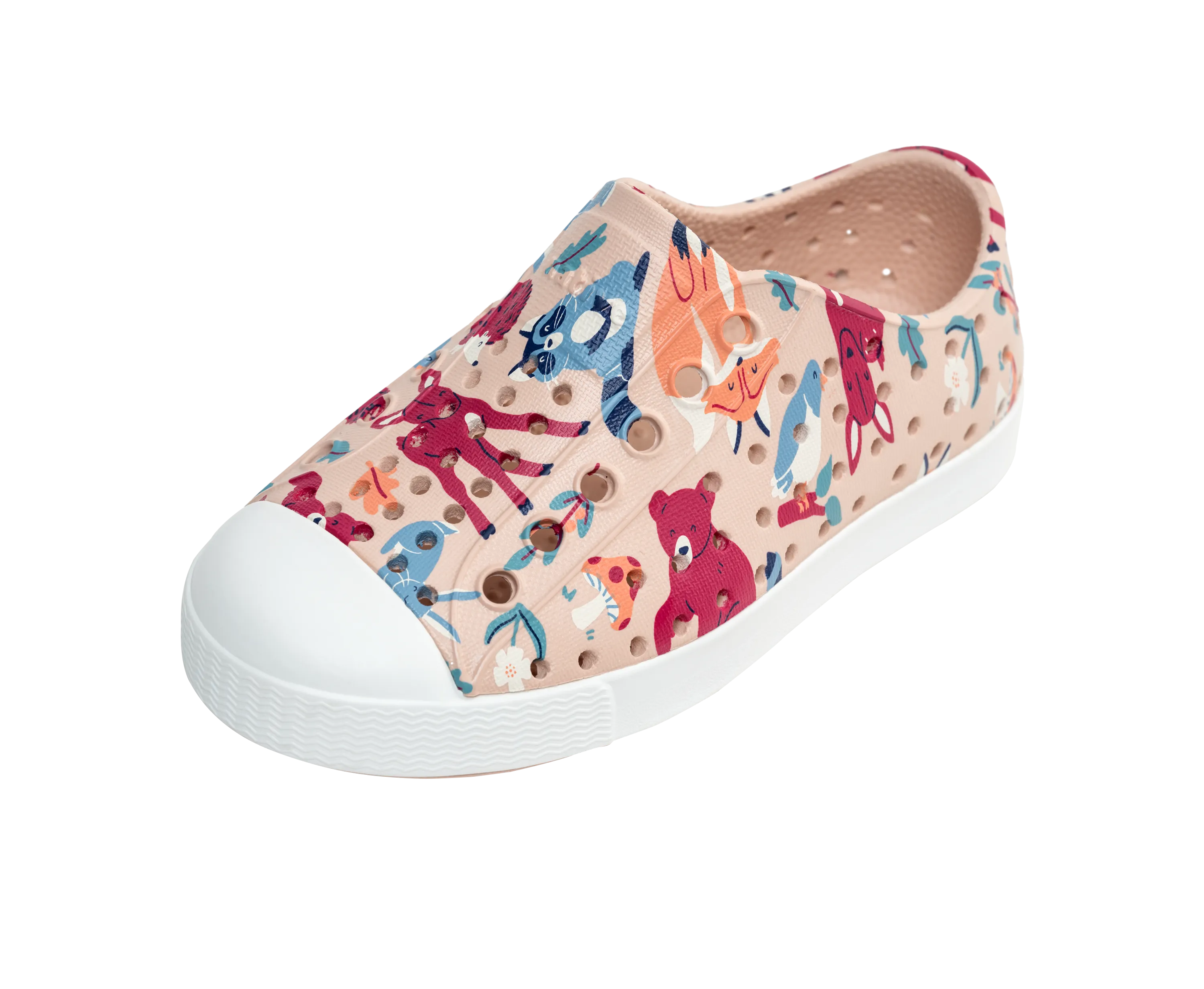 Native Jefferson Print - Shell White/ Shell White/ Root Forest Friends