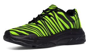 Neon Zebra Chunky Sneakers