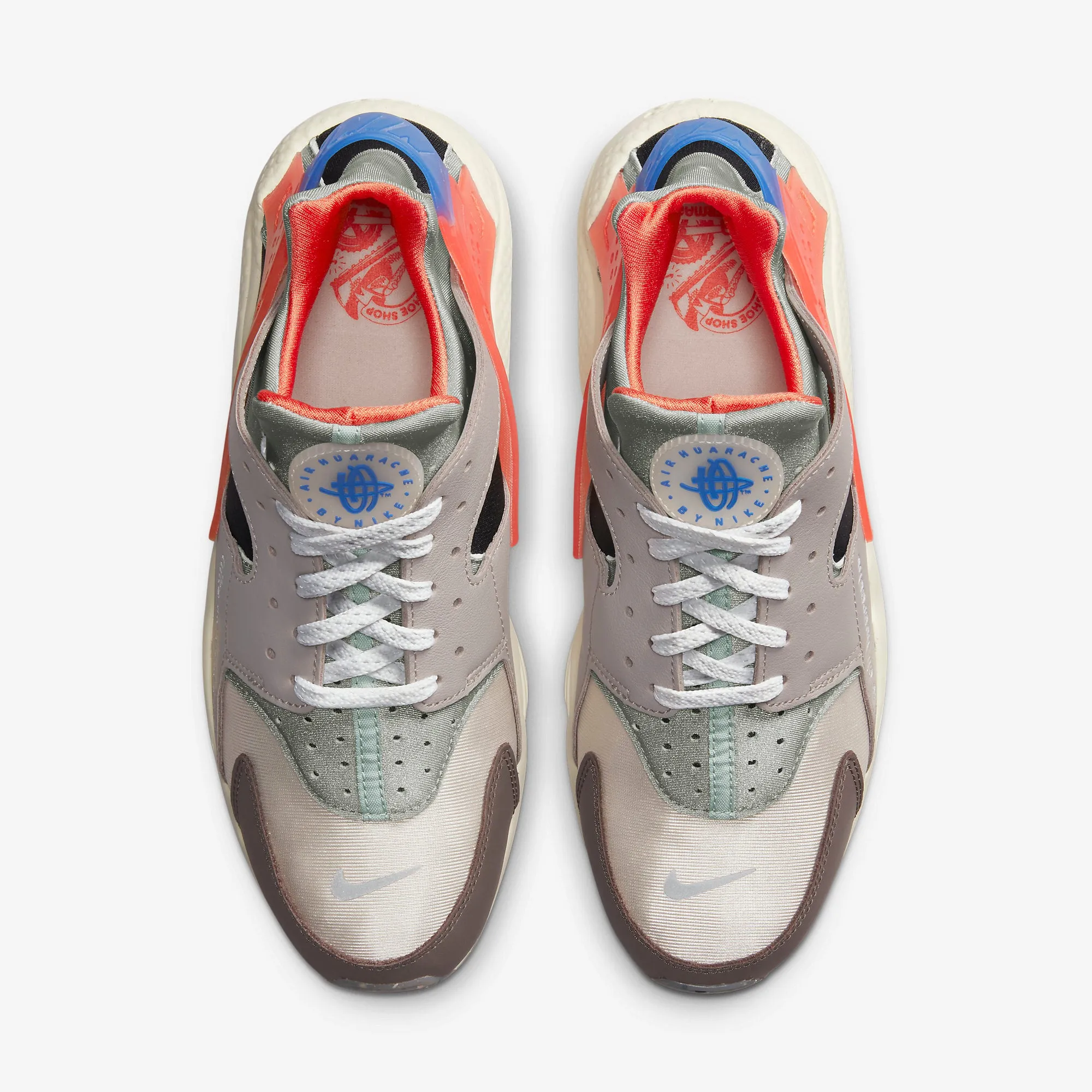 Nike Air Huarache PRM - Enigma Stone / Racer Blue