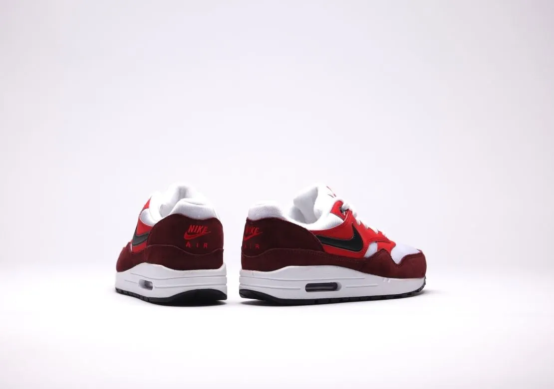 NIKE AIR MAX 1 (GS) PINK/WHITE/MAROON 555766 107