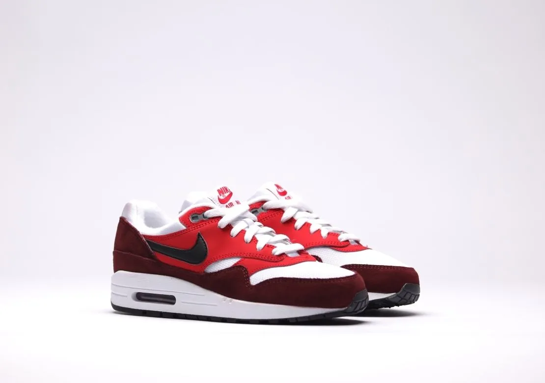 NIKE AIR MAX 1 (GS) PINK/WHITE/MAROON 555766 107