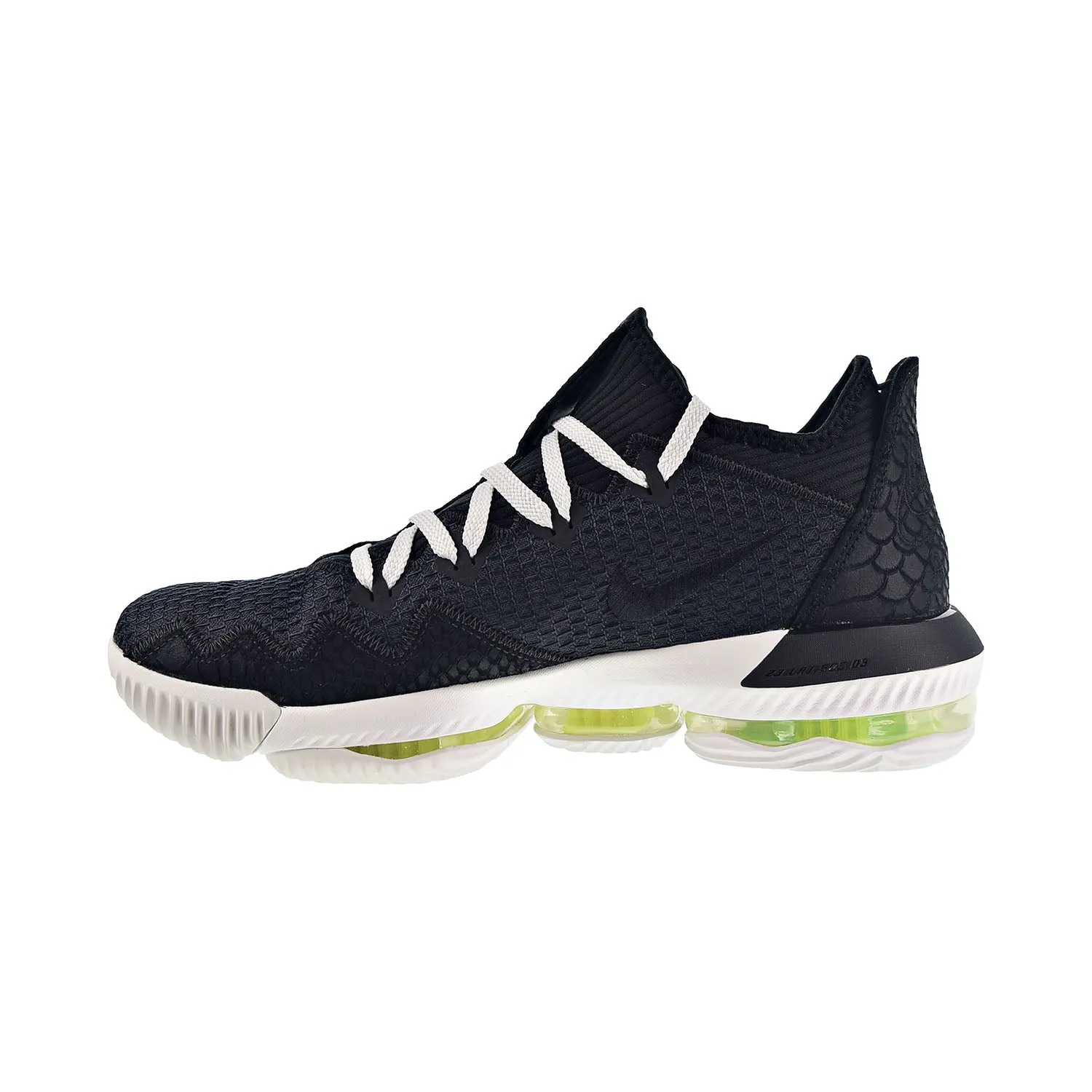 Nike LeBron 16 Low CP Men's Shoes Black-Summit White-Volt Glow
