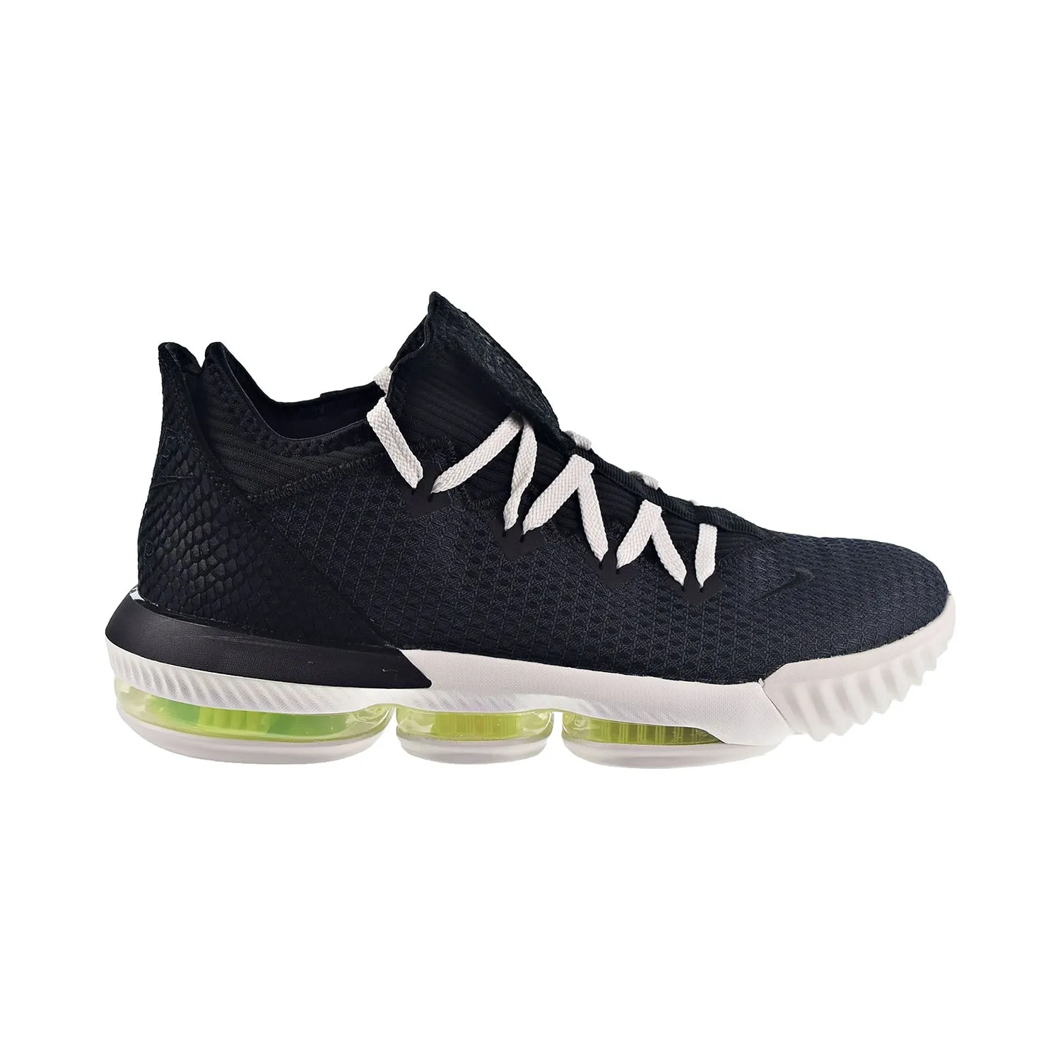 Nike LeBron 16 Low CP Men's Shoes Black-Summit White-Volt Glow