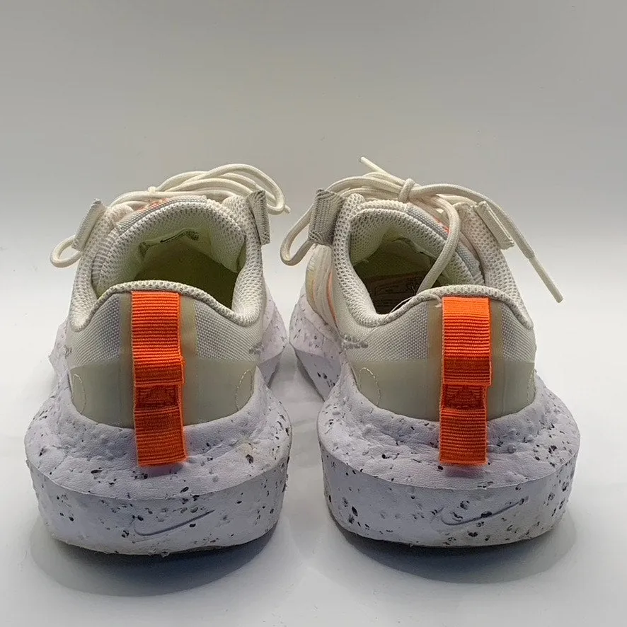NIKE Women’s White Crater Impact Lace-Up Lightweight Running Sneakers SZ 7.5