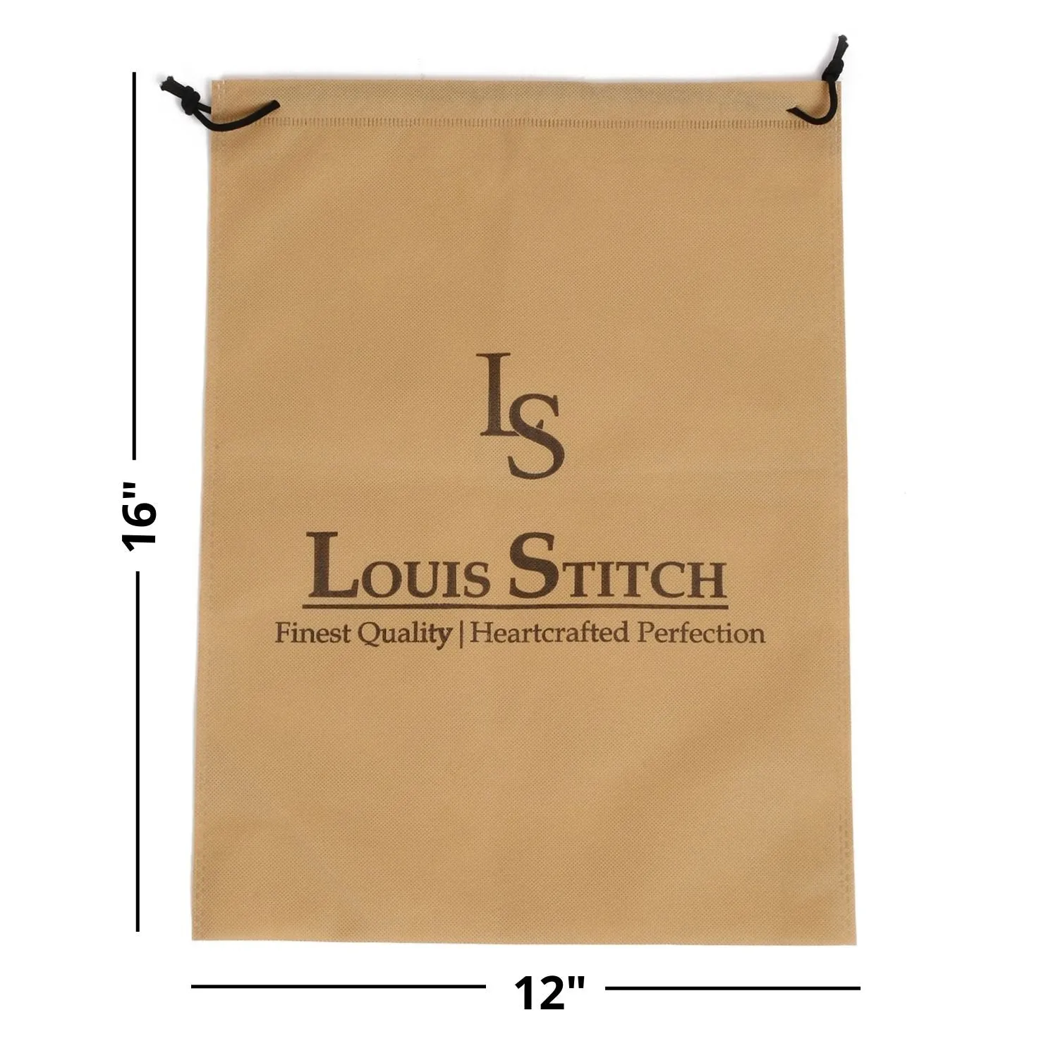 Non Woven Shoe Bag Pack Of  24 Black See-Thru Beige Plain
