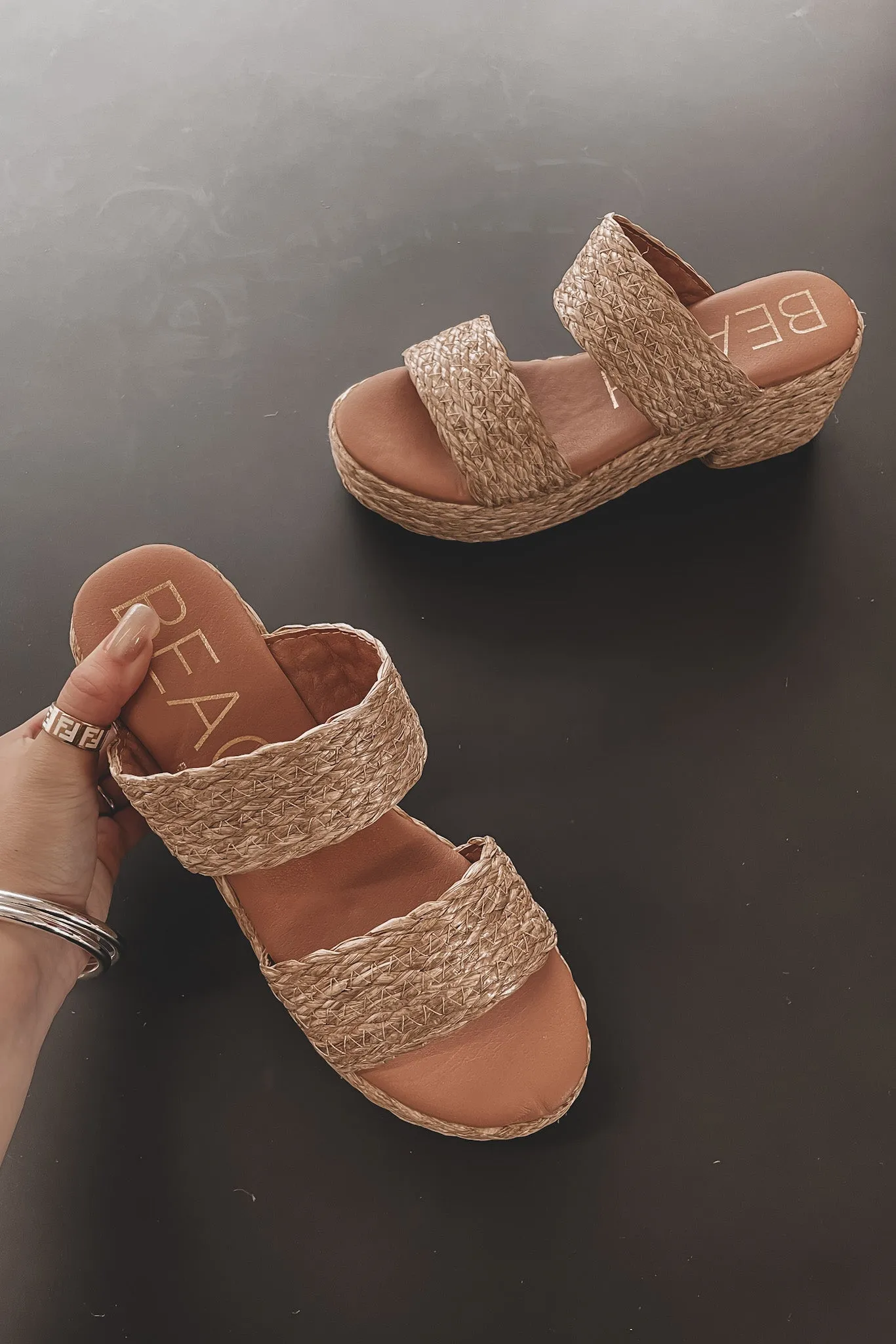 Ocean On My Mind Platform Sandals