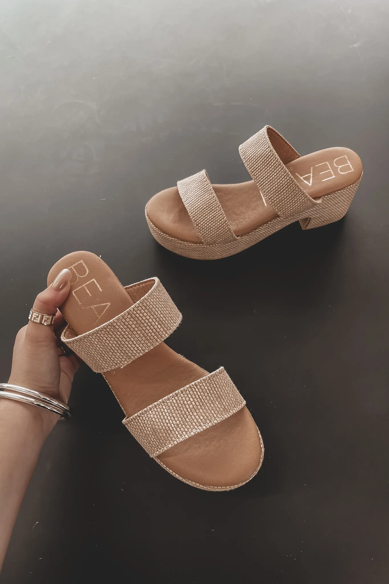 Ocean On My Mind Platform Sandals