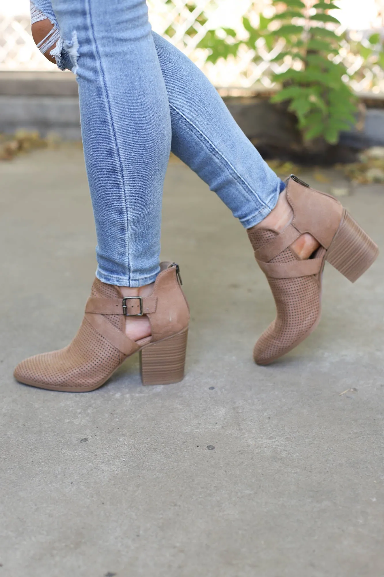 Part Ways Bootie: Tan