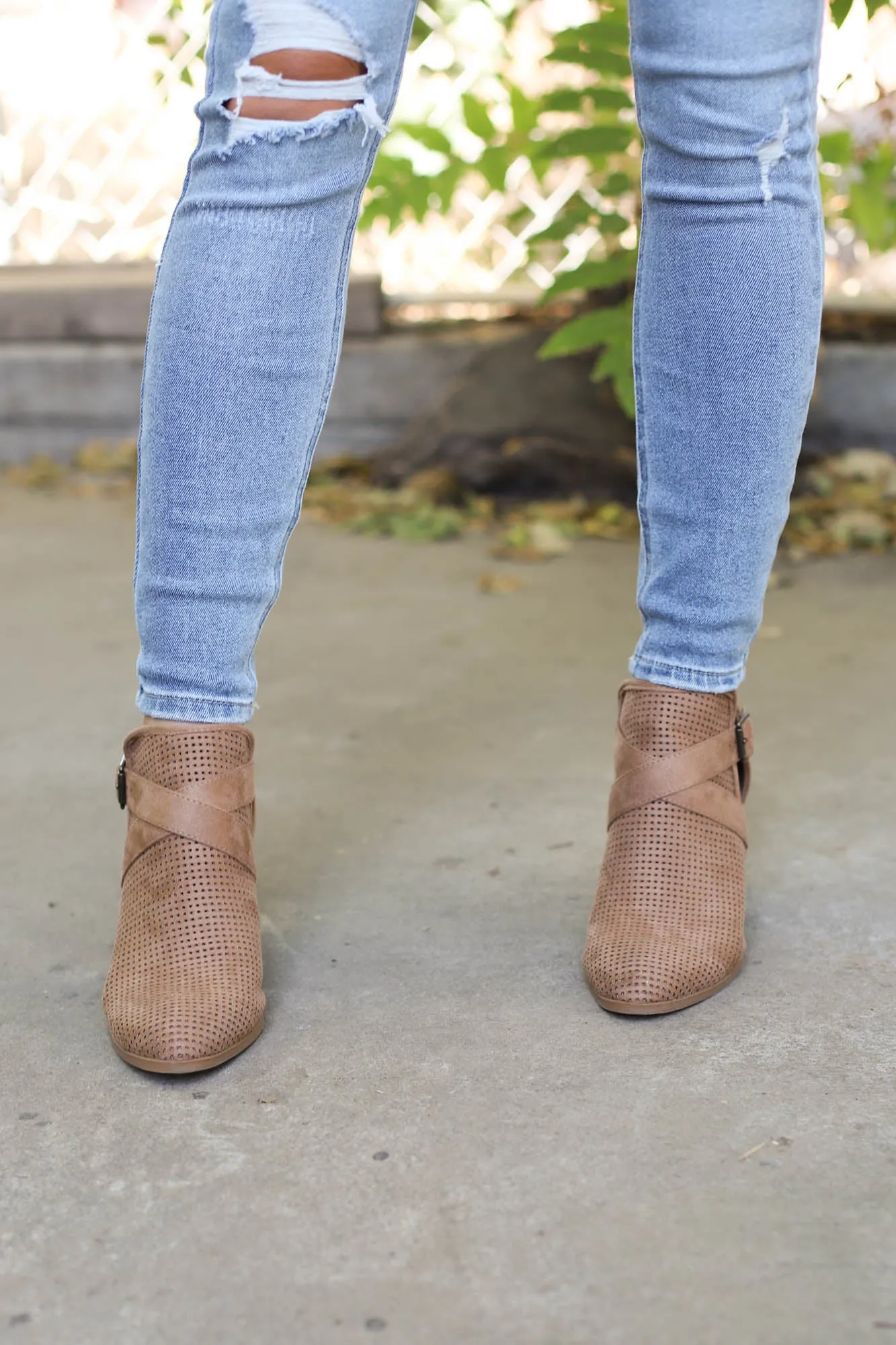 Part Ways Bootie: Tan