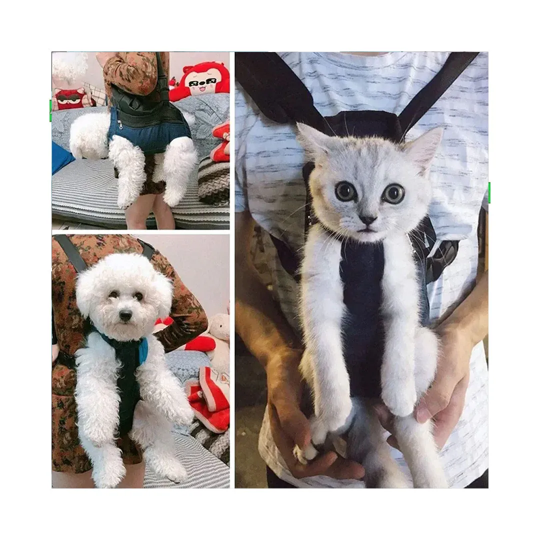 PetAffairs Denim Pet Carries And Backpack