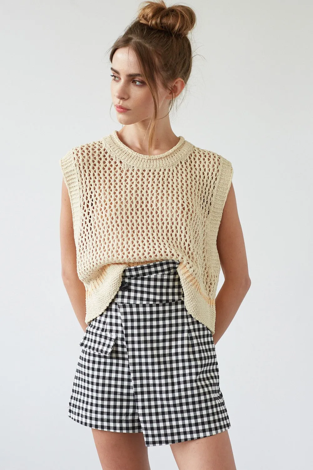Plaid Block Vibe Shorts