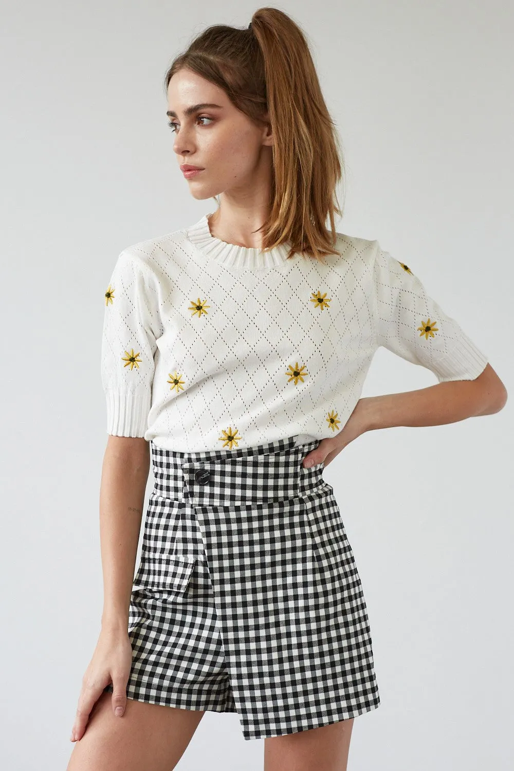 Plaid Block Vibe Shorts