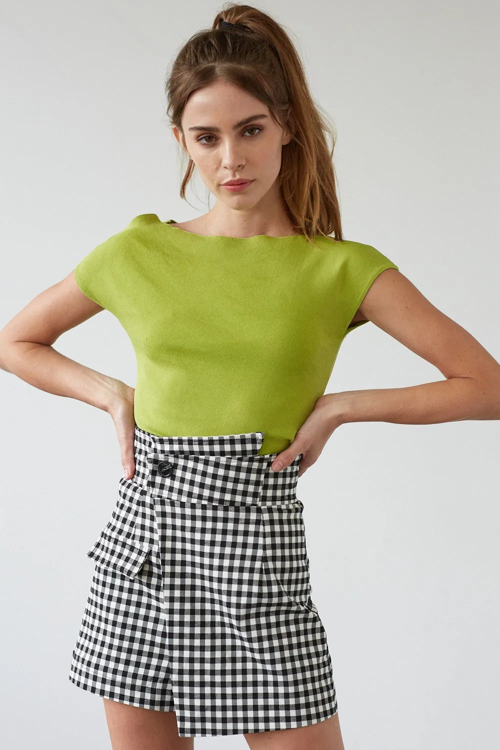 Plaid Block Vibe Shorts