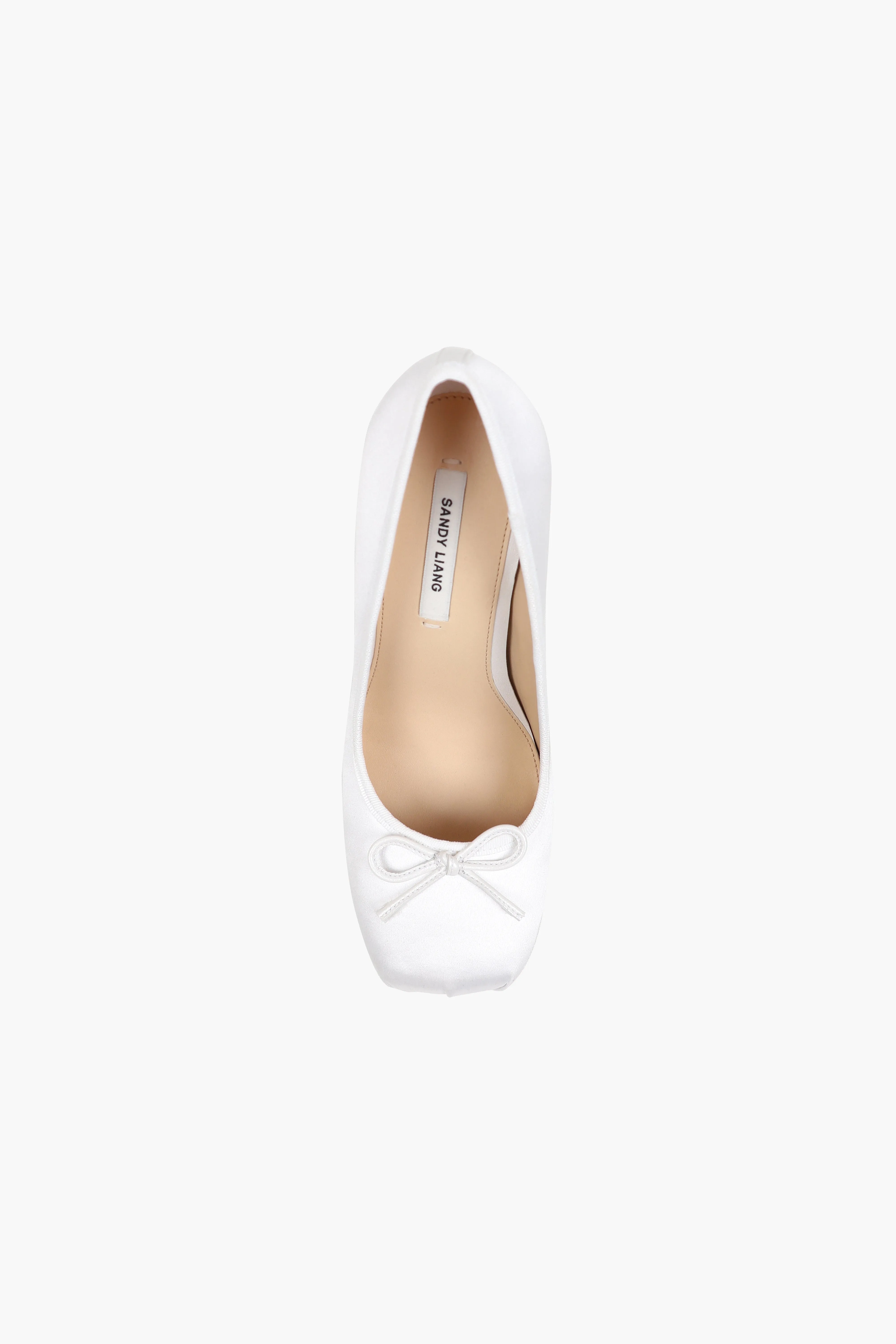POINTE PUMP 100 IN PEARL SATIN