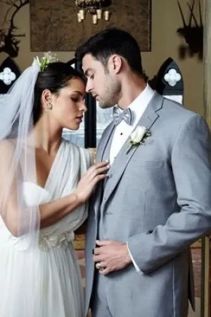 "Infinity" Heather Grey Tuxedo Jacket Rental Package $129.99 - $199.99