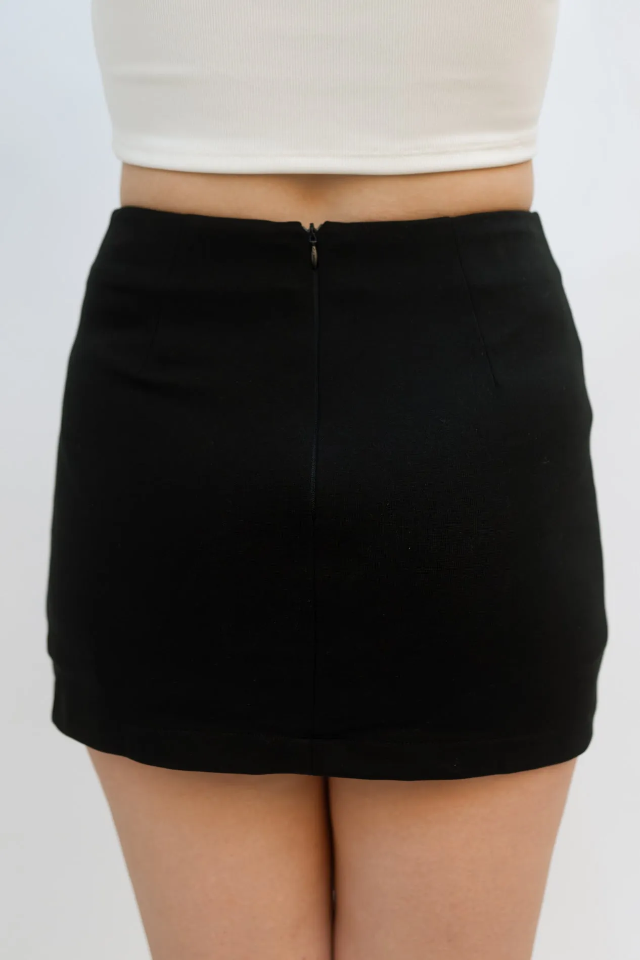 Ray Side Slit Mini Skort