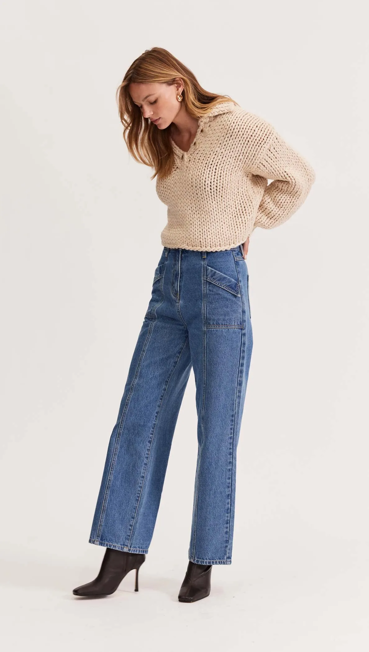 RAYA BUTTON JUMPER - Extra 15% off